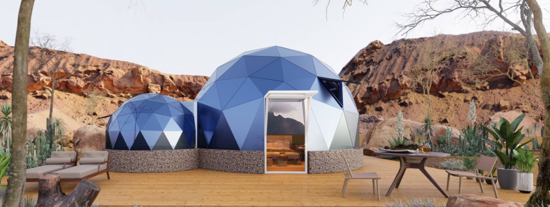 儋州市球形智能光伏玻璃星空房